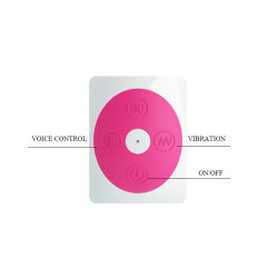 Pretty Love Vibro Rabbit Gene Voice Controle Rose